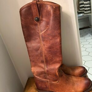 Frye Tan Leather Boots